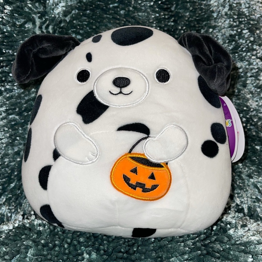 NWT Squishmallow Limited Edition Dustin the Dalmatian Halloween - Picture 1 of 4